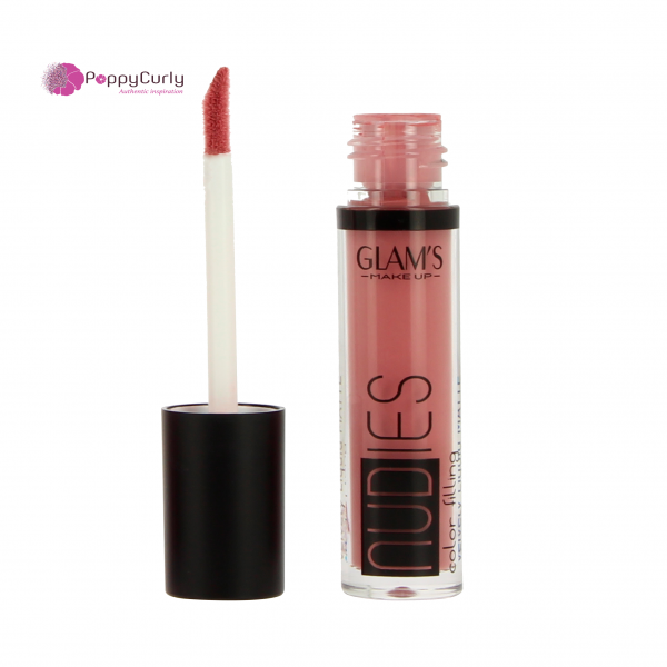 Nudies Lipstick de Glam's :Rouge à lèvres couleur peau pour une finition matte épanouissanteCouleurs nudes Texture crémeuse Finition matte Stabilité de la teintepas de sécheresseeffet prolongé