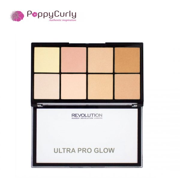 Revolution Pro Glow 2 de makeup revolution est une palette de highlighters contenant 8 teintes étonnantes qui peuvent être utilisés pour un teint éclatant. Sa formule douce et lisse une fois appliquée sur les zones souhaitées, celles-ci reflèteront la lumière et vous donnerait ainsi un look plus accueillant.