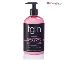 Rose Water Smoothing TGIN Leave-In Conditioner - Exclusivement disponible à Casablanca chez Poppycurly.ma