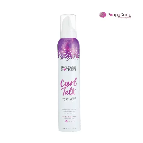 Curl Talk ACTIVATING MOUSSE Soft-touchable Hold, not your mothers curl hair products, conditioner for hair, conditioner hair conditioner, curling hair product, Maroc casablanca Poppycurly.ma