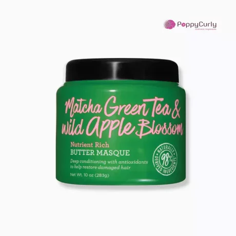 Matcha Green Tea et Wild Apple Blossom HAIR MASK Ultimate Nutrition, not your mothers hair products, conditioner for hair, conditioner hair conditioner, Maroc casablanca Poppycurly.ma