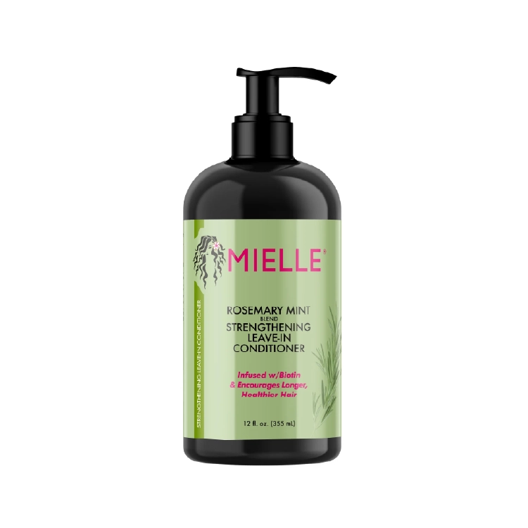 Rosemary Mint Strengthening Leave-In Conditioner - Mielle Organics Maroc pour Cheveux Bouclés