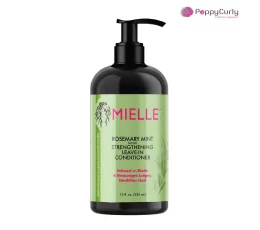 "Image du Rosemary Mint Strengthening Leave-In Conditioner de Mielle Organics" Maroc Casablancac Poppycurly.ma