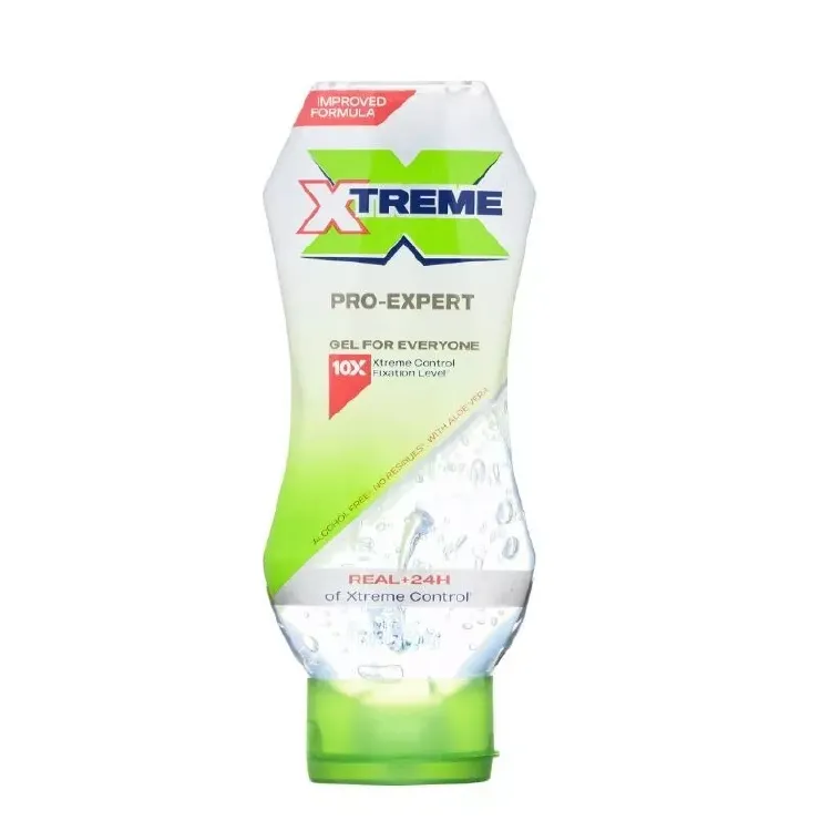 Xtreme Pro Expert Clear Styling Hair Gel, fixation forte et finition éclatante