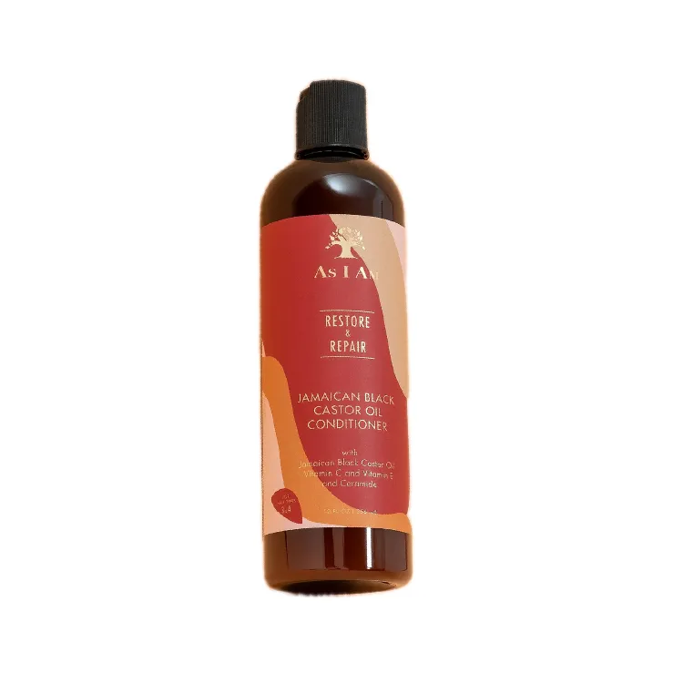 Jamaican Black Castor Oil Conditioner d'As I Am pour cheveux bouclés disponible chez Poppy Curly